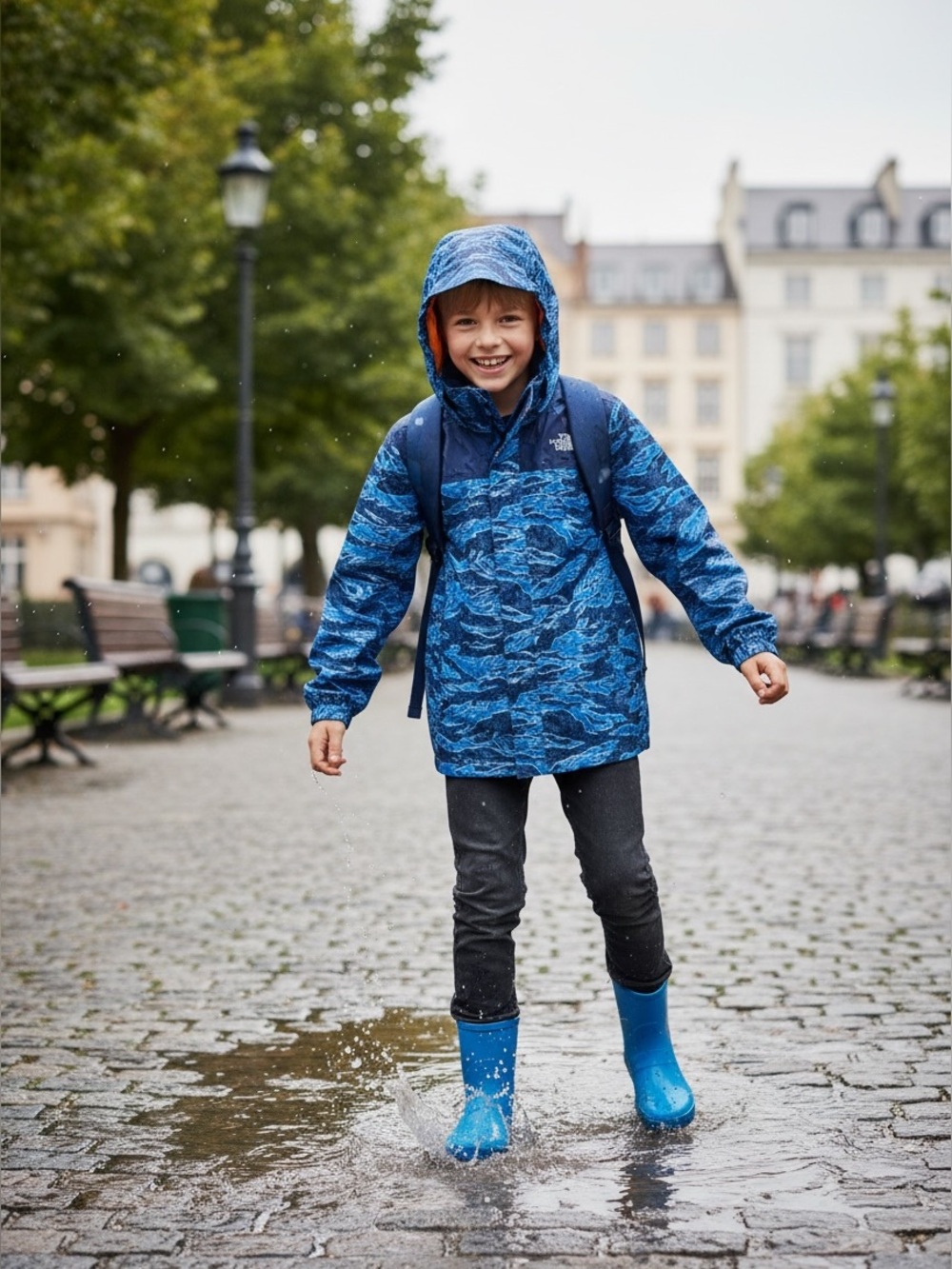 The north face Tailout Print Rain Jacket - Boys'